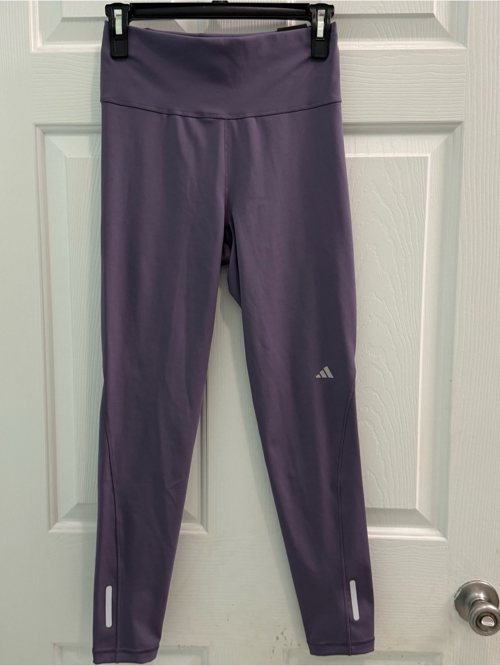 NWT Adidas Womens Size Small Ultimate Running 7/8 Shadow Violet Purple Leggings